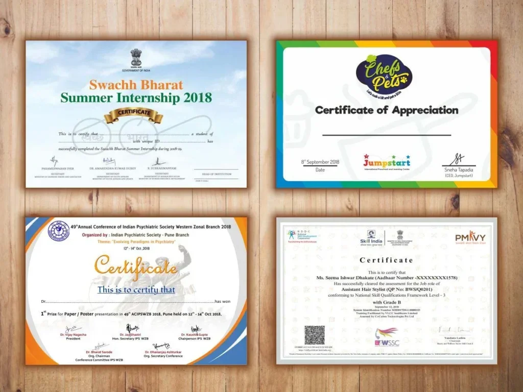 Certificate Printing Brighouse