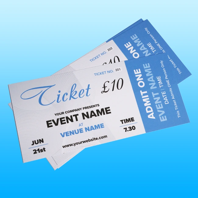 Tickets Printing Brighouse